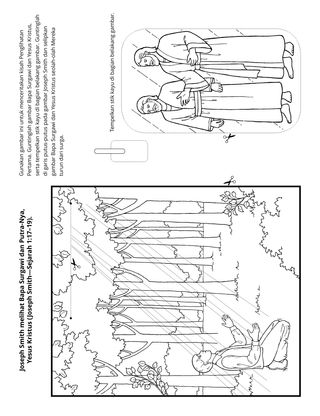 halaman kegiatan: Joseph Smith melihat Bapa Surgawi dan Yesus Kristus