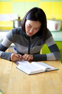 youth studying scriptures