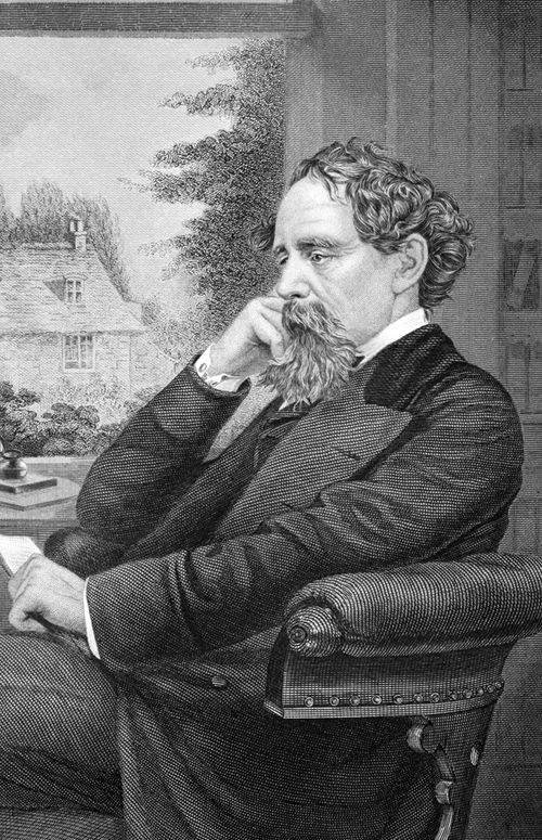 portrait of Charles Dickens