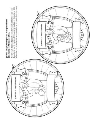 page d’activité : une alliance est une promesse entre Dieu et moi