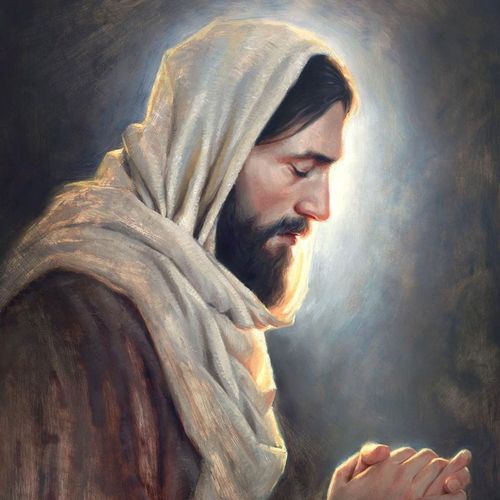 Jesus praying