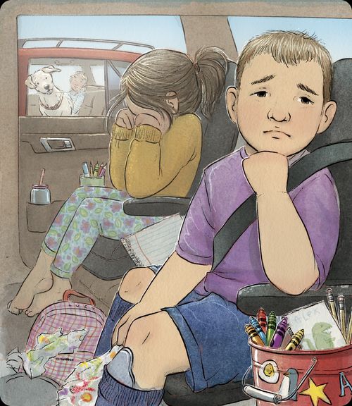 kids in a car