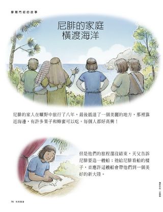 尼腓的家庭橫渡海洋