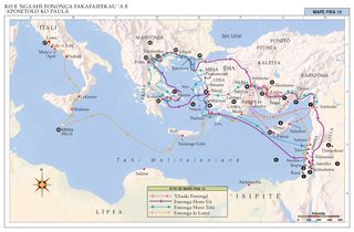 map, eastern Mediterranean