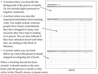 teaching record back