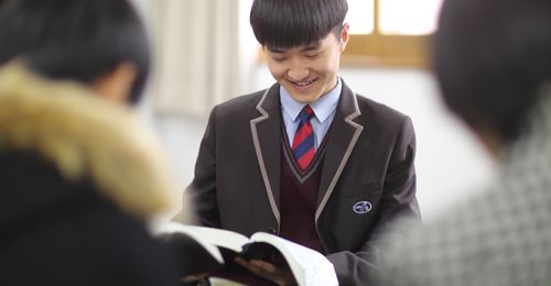 young man at church