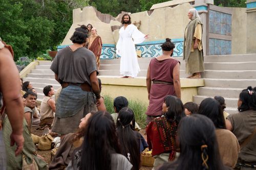 The resurrected Savior, Jesus Christ instructs those who will be ordained his Twelve Disciples to come forth unto him.