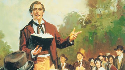 Joseph Smith preaching