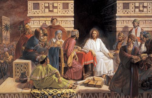 Jesus teaching in the Americas