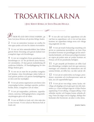 Trosartiklarna