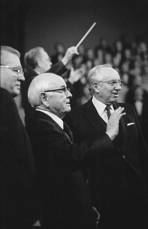 Presidents Kimball and Hinckley