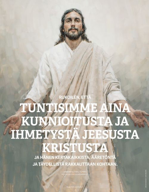 juliste, jossa Jeesus Kristus