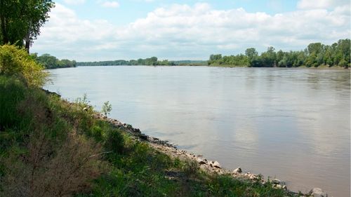 McIlwaine’s Bend in de rivier de Missouri