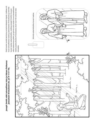 toimintasivu: Joseph Smith näki taivaallisen Isän ja Jeesuksen Kristuksen
