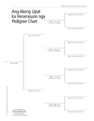 pedigree chart handout