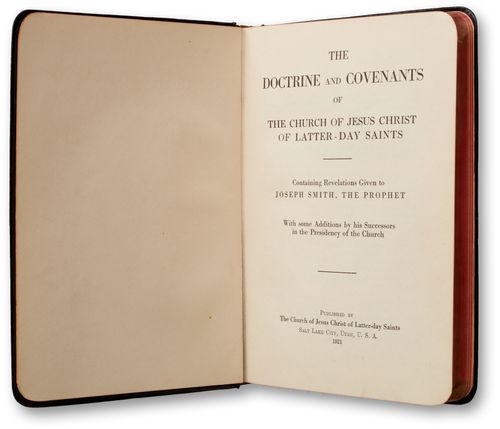 Doctrine and Covenants Apostles revision title page