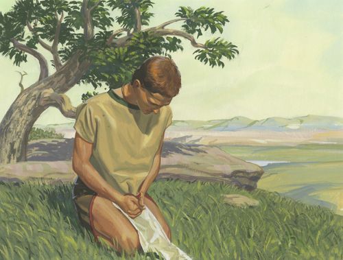 Nephi praying