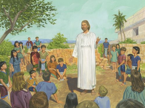 Kristus bersama anak-kanak kecil