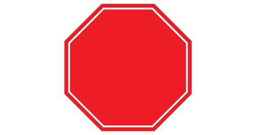 Illustration of a stop sign.