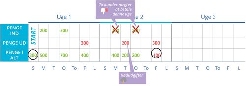 Negativ cashflow: Uforberedt