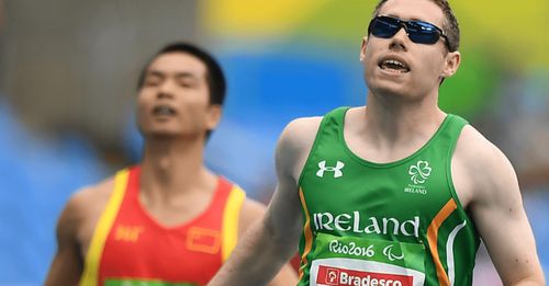 Rio , Brazil - 9 September 2016; Jason Smyth of Ireland on his way to winning the Men's 100m