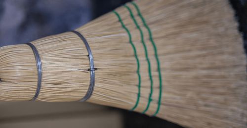 A broom in a room at Cove Fort, Utah.