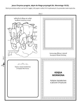 strona z zadaniami: Księga Mormona uczy o Jezusie Chrystusie