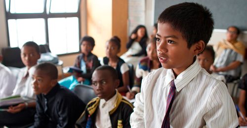 young man in church