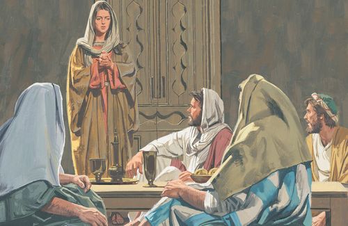 A sinful woman finds Jesus at the Pharisee's house - ch.23-2