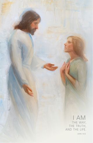 teenage girl with Jesus