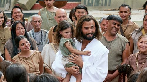 Jesus Christ visits Nephites