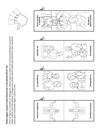 página de atividades: Posso seguir a Jesus Cristo