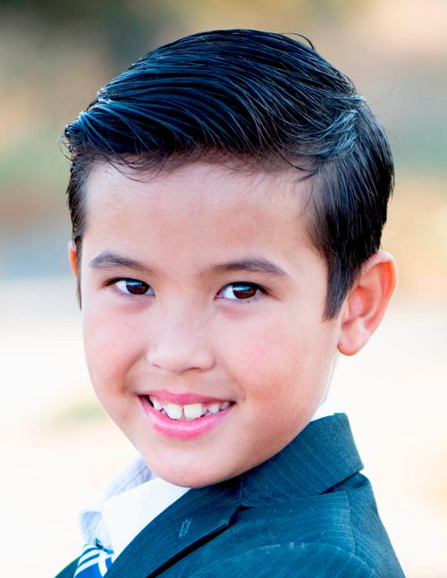 Headshot of smiling boy