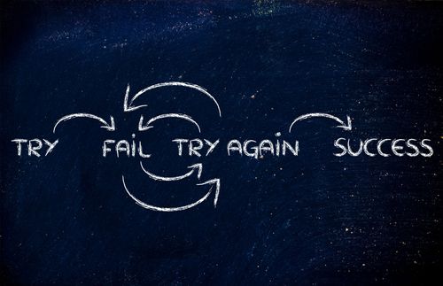  a cycle of failing and trying again 