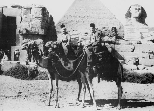 Elder and Sister Kimball in egypt