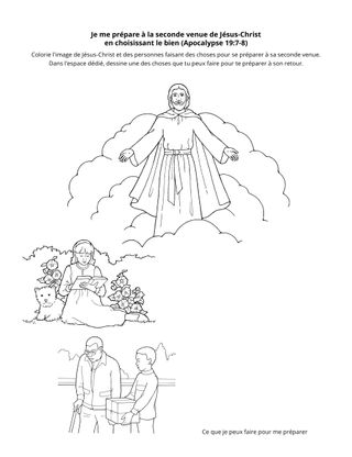 page d’activité : Jésus-Christ reviendra