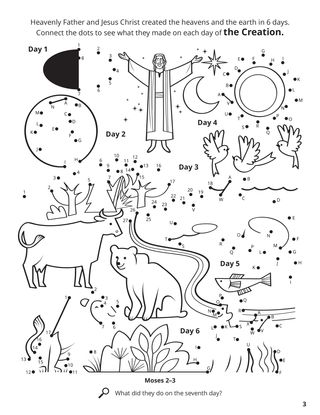 The Creation coloring page