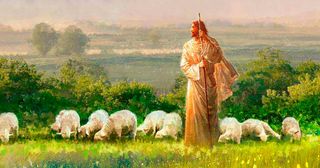 Ježíš jakožto pastýř