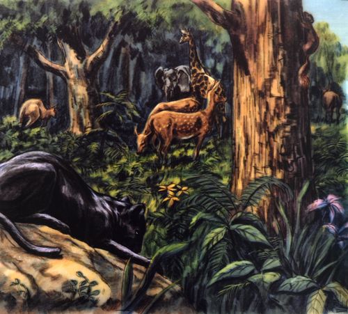 animals in Garden of Eden