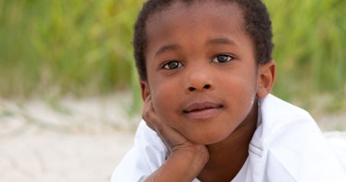 Four-Year Old African American Boy