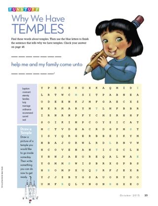 Funstuff: Why We Have Temples