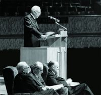 Joseph Fielding Smith at Manchester Conference 1971