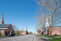 four churches on one street