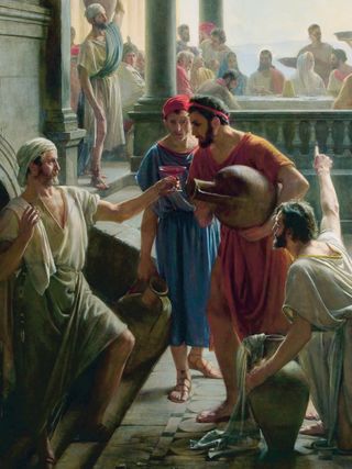 The Marriage at Cana [Las bodas en Caná], por Carl H. Bloch