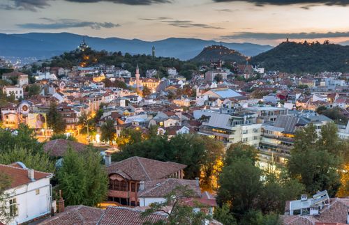 pogled na grad Plovdiv