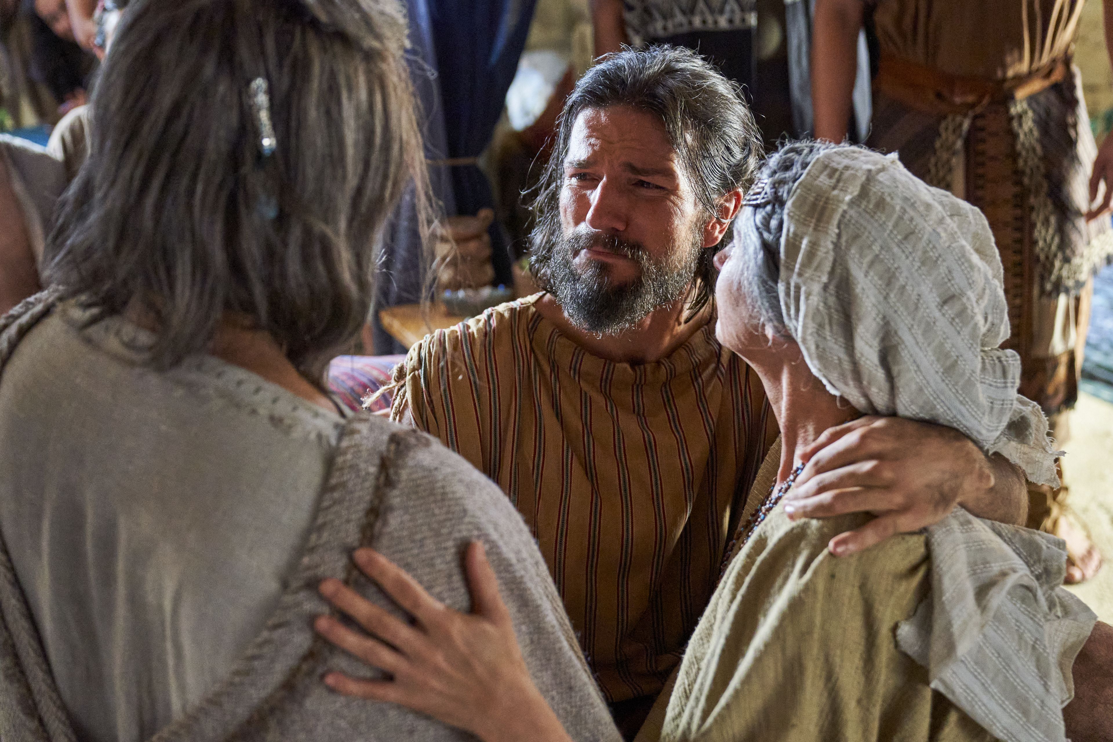 Alma the Younger speaks to his parents after waking.