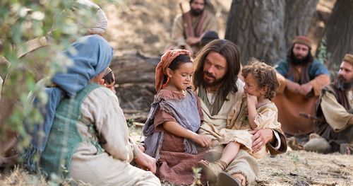 Jesús con niños