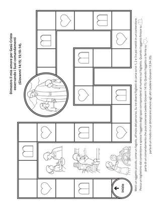 Pagina delle attività: Dimostro il mio amore per Gesù Cristo osservando i Suoi comandamenti