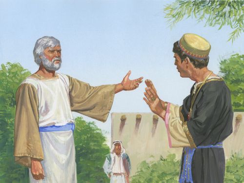 Jacob testifying to Sherem