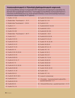 weekly scripture reading